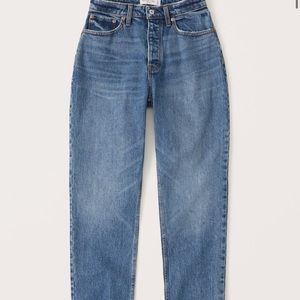 Abercrombie Curve love denim High rise denim jeans